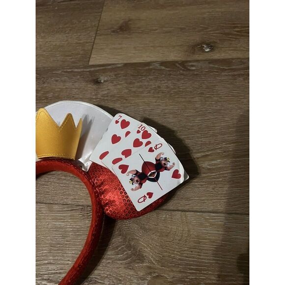 Disney Parks Mickey Ears Queen of Hearts Villians Alice in Wonderland 2013 RARE - Picture 3 of 3